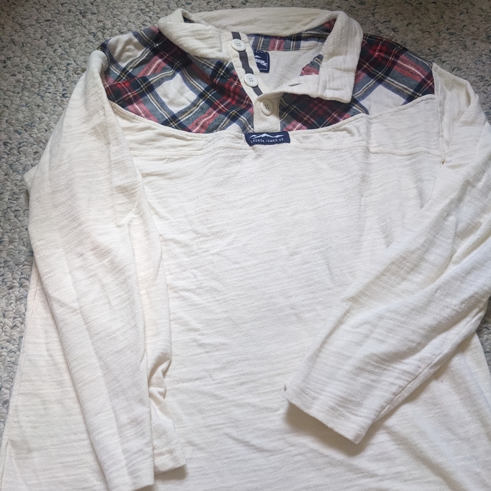 Lauren James Co. Cream Henley